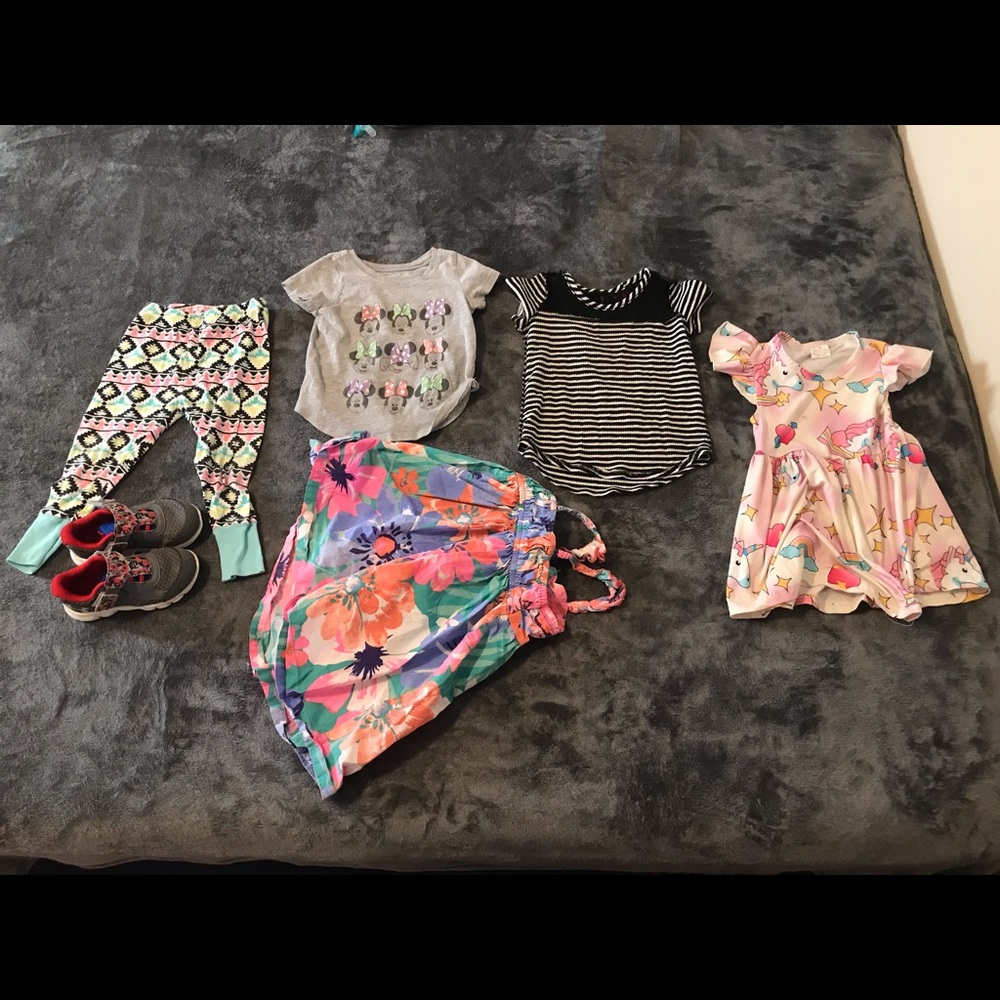 Lot of 6. Toddler girl clothes